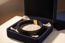 Load image into Gallery viewer, Womens 5 Strand Collar Statement Necklace in Black Gold or Gray