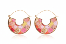 Load image into Gallery viewer, Wood Hoop Earrings