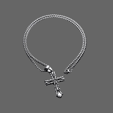 Load image into Gallery viewer, Mens Titanium Stainless Steel Pendant Necklace