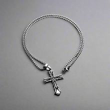 Load image into Gallery viewer, Mens Titanium Stainless Steel Pendant Necklace