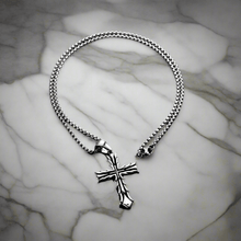 Load image into Gallery viewer, Mens Titanium Stainless Steel Pendant Necklace