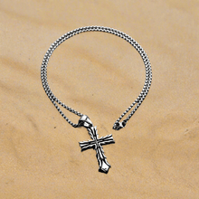 Load image into Gallery viewer, Mens Titanium Stainless Steel Pendant Necklace