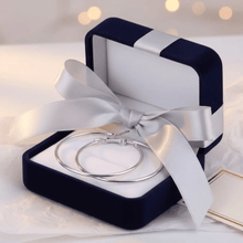 Load image into Gallery viewer, Womens Silver Hoop Earrings Fashion Jewelry