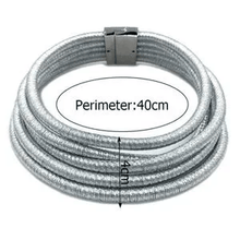 Load image into Gallery viewer, Womens 5 Strand Silver‎ Collar Statement Necklace