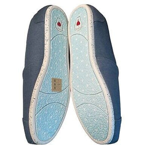 Bobs by Skechers Womens 11 Slip On Blue Flats Shoes