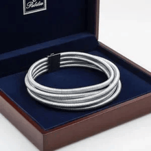 Load image into Gallery viewer, Womens 5 Strand Silver‎ Collar Statement Necklace