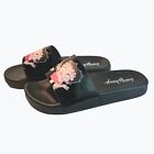 Betty Boop Slides Womens Size 5 Sandals Black Comfort Beach Shoes