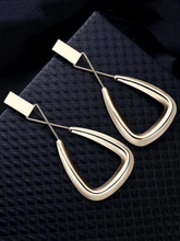 Load image into Gallery viewer, Womens Gold‎ Long Stem Statement Earrings