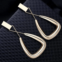 Load image into Gallery viewer, Womens Gold Tone Dangle Teardrop Earrings 4inches
