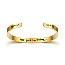 Load image into Gallery viewer, Stainless Steel Gold or Silver Cuff Bracelet Unisex Adult