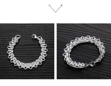 Load image into Gallery viewer, Stainless Steel Chain Silver Bracelet Unisex Adults