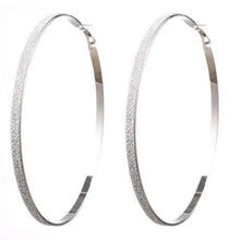 Load image into Gallery viewer, Earrings Womens Silver Round Hoop Earrings Jewelry