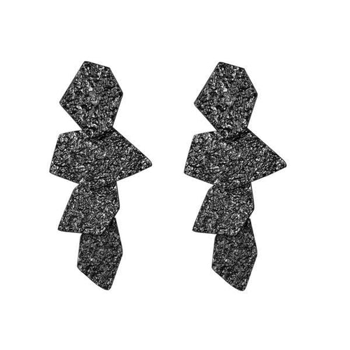 Womens Glitter Geometric Earrings
