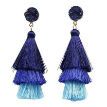 Load image into Gallery viewer, Boho Womens Vintage Tassel Earrings