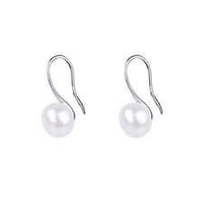 Load image into Gallery viewer, Earrings Womens Freshwater Cultured Pearl Button Earrings
