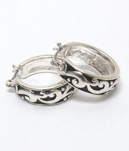 Etta'J Jewelry Earrings Earrings Womens Filigree Metal Hoop Earrings Jewelry