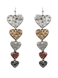 Etta'J Jewelry Earrings Earrings Womens Multi Heart Drop Long Earrings