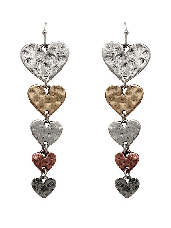 Etta'J Jewelry Earrings Earrings Womens Multi Heart Drop Long Earrings