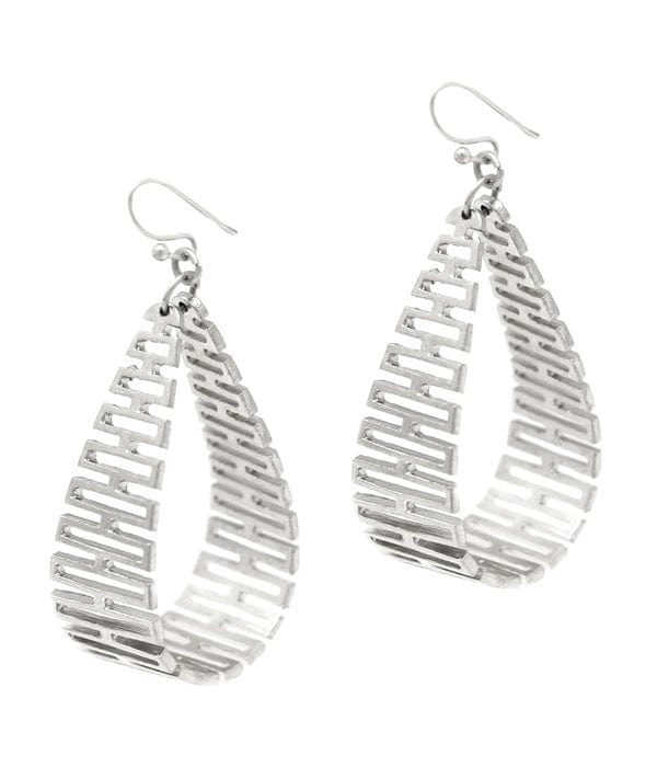 Etta'J Jewelry Earrings Earrings Womens Silver Metal Teardrop Earrings Jewelry