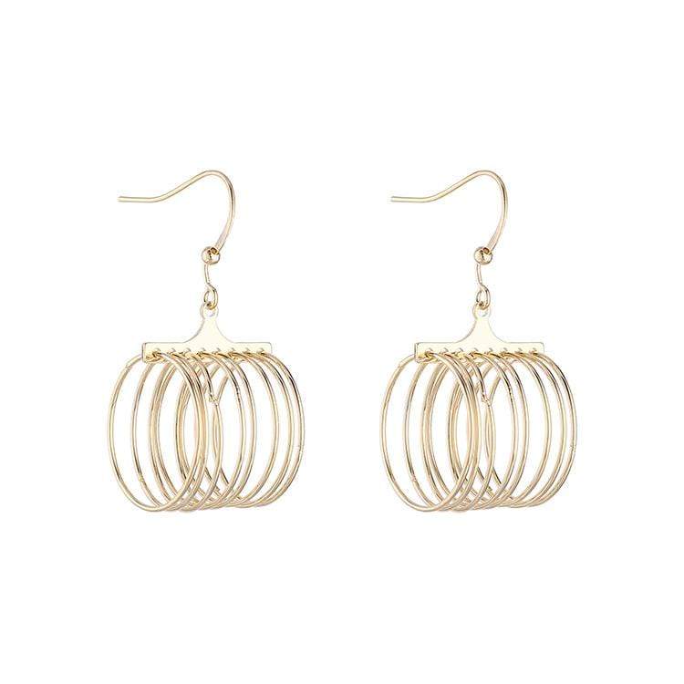 Womens Gold Tone Hoop Earrings