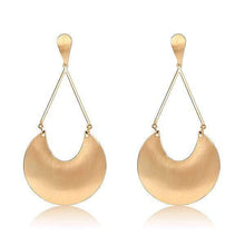 Load image into Gallery viewer, Womens Gold Crescent Drop Earrings Jewelry - More Colors