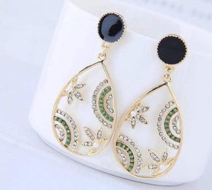 Earrings Womens Gold Crystal Teardrop Earrings Jewelry