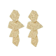 Load image into Gallery viewer, Womens Glitter Geometric Earrings