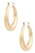 Load image into Gallery viewer, Earrings Womens Brush Metal Hoop Earrings Jewelry