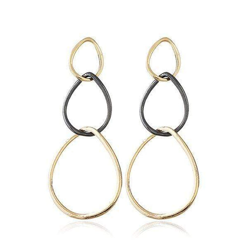 Earrings Womens Gold Hoop Dangle Earrings Jewelry