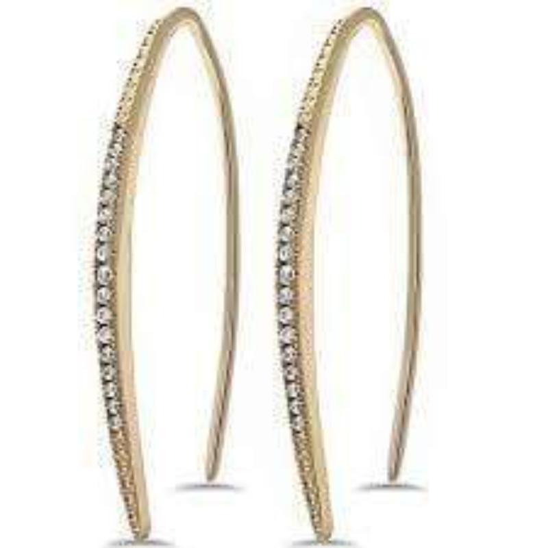 Sterling Silver Curved Earrings - More Colors