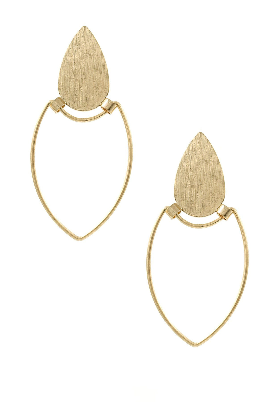 Gold Teardrop Earrings