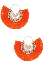 Load image into Gallery viewer, Womens Boho Fringe Tassel Earrings
