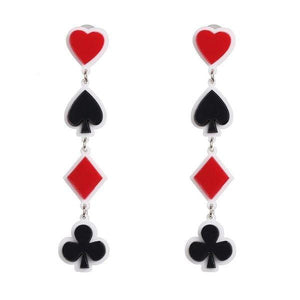 Playing Card Earrings