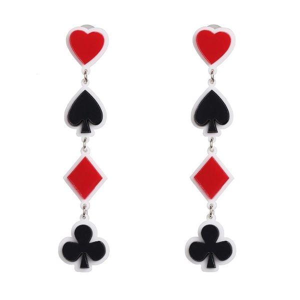 Playing Card Earrings