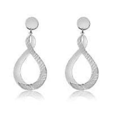 Load image into Gallery viewer, Gold Twisted Oval Earrings - More Colors