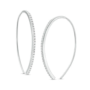 Sterling Silver Curved Earrings - More Colors