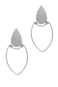 Silver Teardrop Earrings