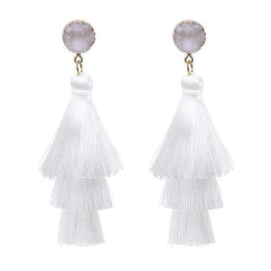 Boho Womens Vintage Tassel Earrings