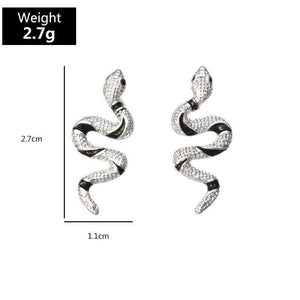 Etta'J Jewelry Earrings Womens Silver Snake Stud Earrings Jewelry