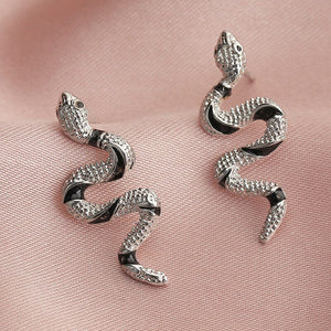 Etta'J Jewelry Earrings Womens Silver Snake Stud Earrings Jewelry