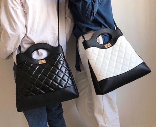 Black or White Vegan Handbag