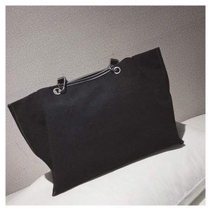 Black Canvas Handbag
