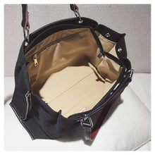Load image into Gallery viewer, Black Canvas Handbag