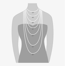 Load image into Gallery viewer, Womens Black &amp; Silver Multi-Chain Pendant Necklace