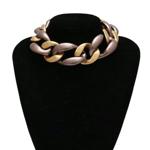 Multi-Color Choker Necklace