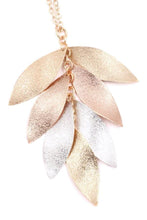 Load image into Gallery viewer, Multi-Color Cluster Leaf Pendant Necklace - More Colors