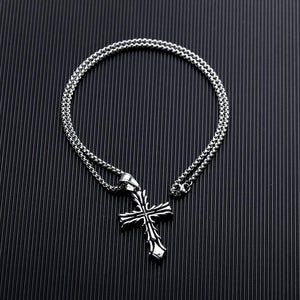 Etta'J Jewelry Necklaces Titanium & Stainless Steel Cross Necklace