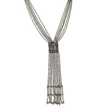 Load image into Gallery viewer, Etta&#39;J Jewelry Necklaces Brown Classic Six Strand Seed-Bead Infinity Necklace - More Colors