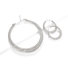 Load image into Gallery viewer, Stunning Silver Plated Necklace Set