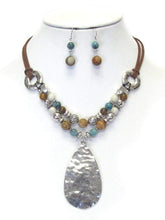 Load image into Gallery viewer, Teardrop Mix Chain Necklace Set